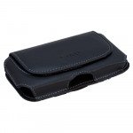 Wholesale Galaxy S3 Extendable Horizontal Pouch (Round Black)